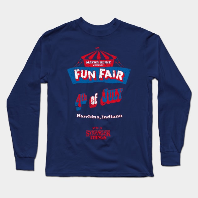 STRANGER THINGS: FUN FAIR GRUNGE STYLE Long Sleeve T-Shirt by FunGangStore